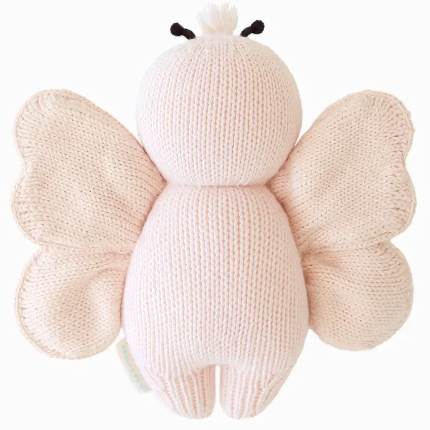 Cuddle + Kind Baby Butterfly Plush Stuffed Animal - Petal Pink |  | Safari Ltd®
