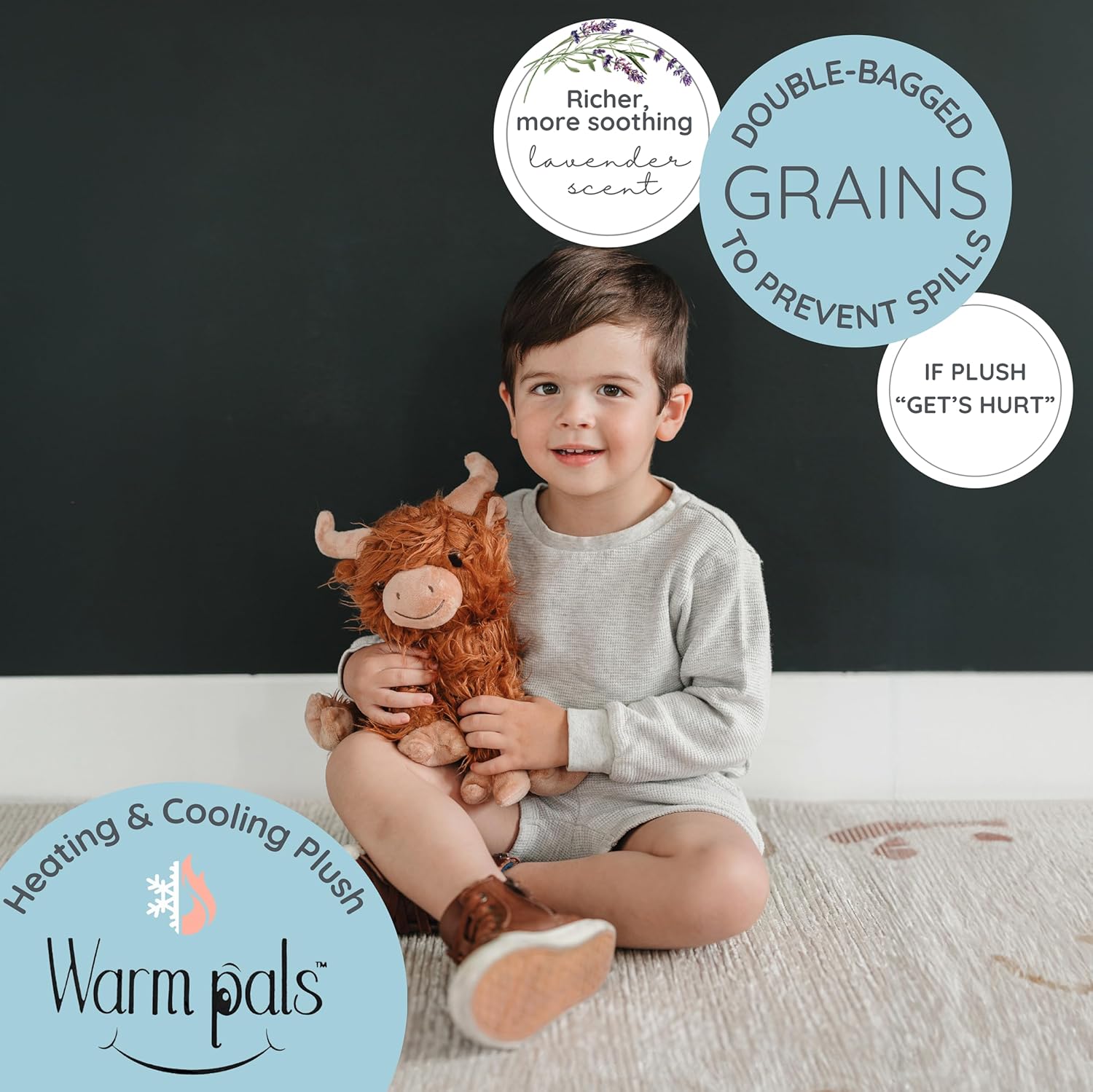 1i4 Group Warm Pals Highland Cow Plush Toy |  | Safari Ltd®