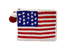 American Flag Beaded Coin Pouch |  | Safari Ltd®
