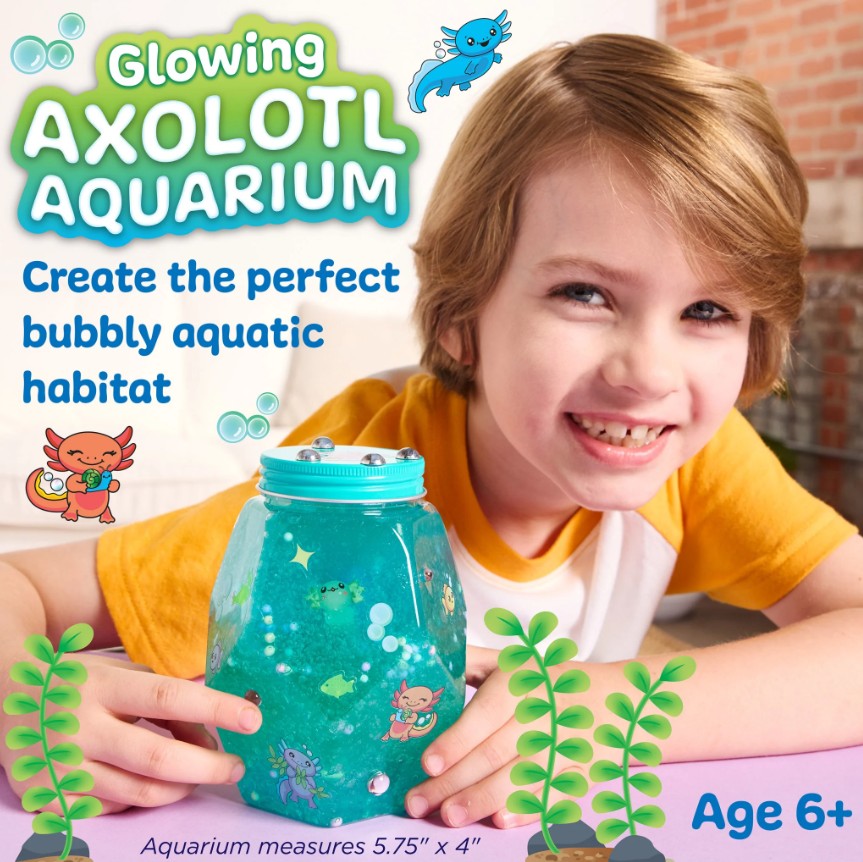 Glowing Axolotl Aquarium |  | Safari Ltd®