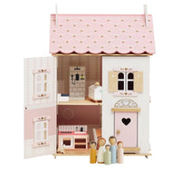 LeToyVan Roseheart Wooden Dolls House, Furniture & Family