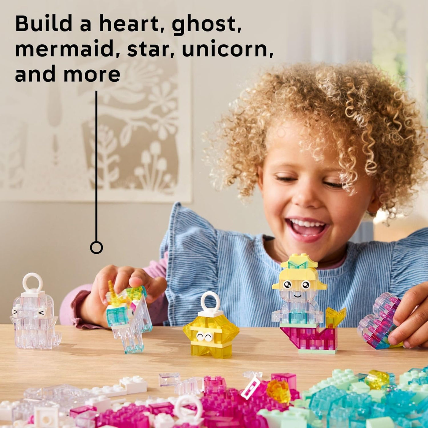 LEGO Classic Magical Transparent Box Beginner Building Set 11040