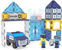 Magnatiles Police Station 35 Piece Set |  | Safari Ltd®