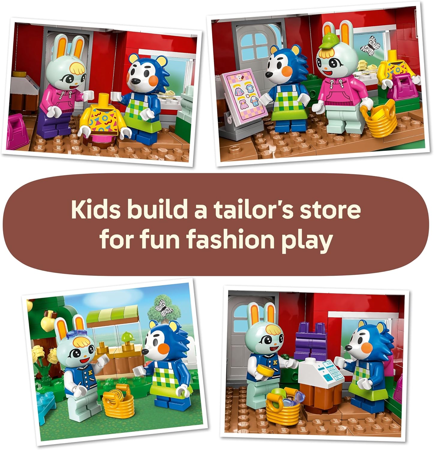 LEGO Animal Crossing Able Sisters Clothing Shop Building Toy Set 77055 |  | Safari Ltd®