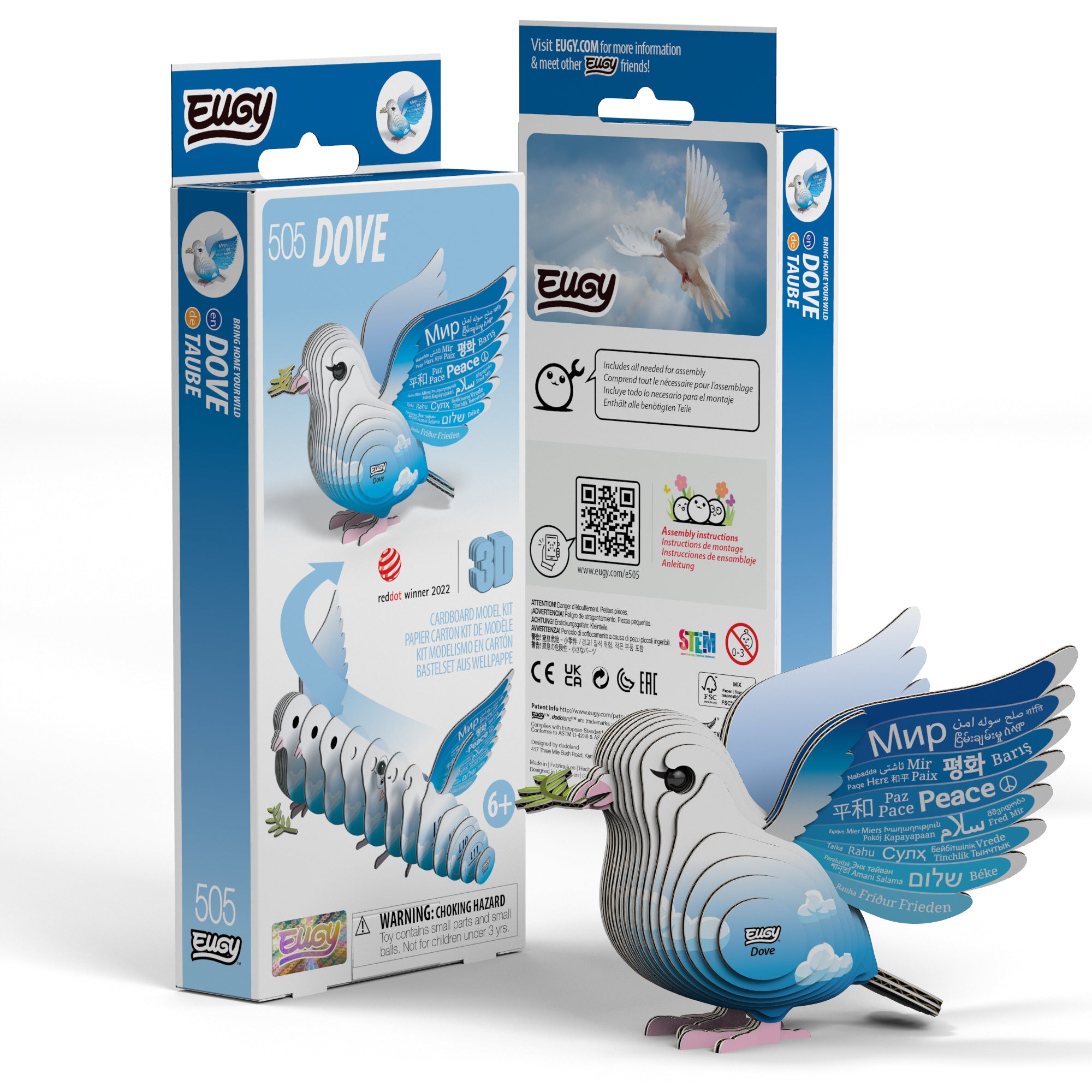 EUGY Dove 3D Puzzle