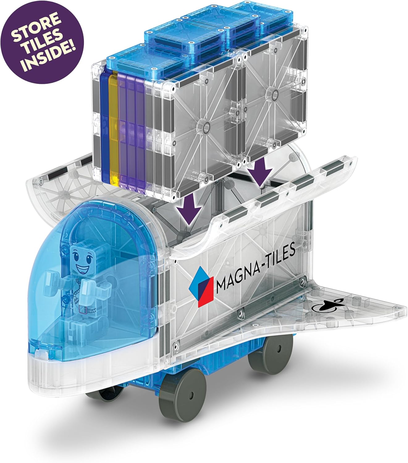 Magna-Tiles Space 32 Pc Magnetic Building Set |  | Safari Ltd®