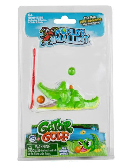 Worlds Smallest Gator Golf