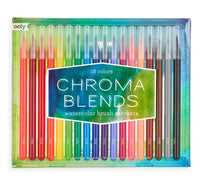 Ooly Chroma Blends: Watercolor Brush Markers (Set Of 18)