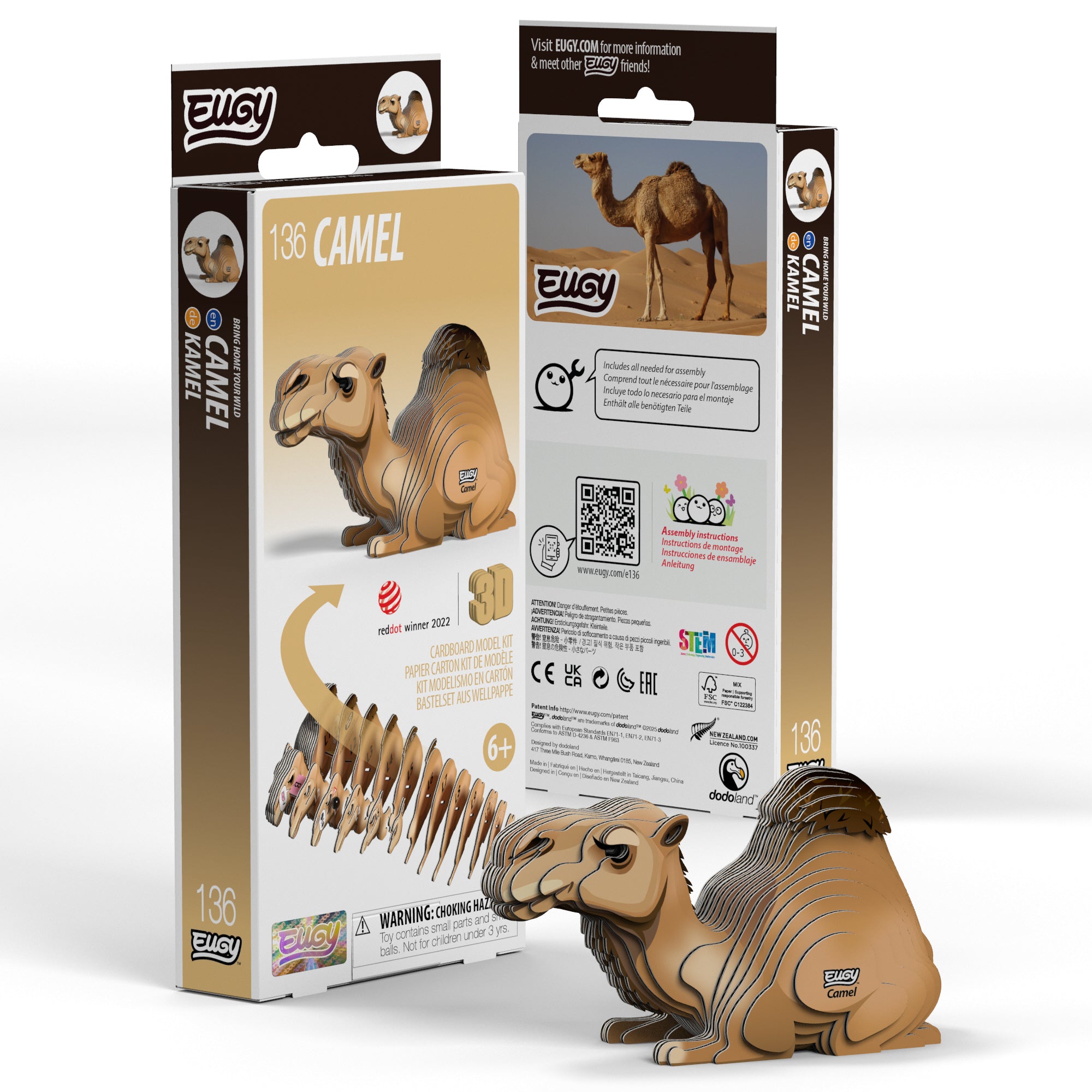 EUGY Camel 3D Puzzle | Safari Ltd®