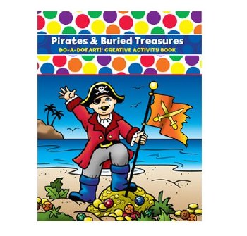 Do A Dot Art - Activity Book - Pirates & Buried Treasure |  | Safari Ltd®