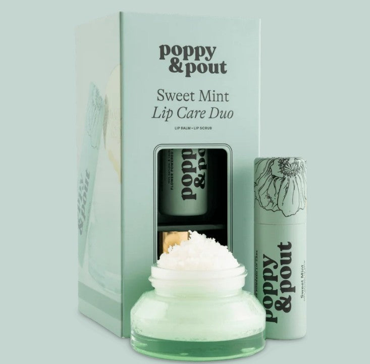 Poppy & Pout Lip Care Duo Sweet Mint