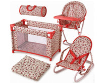 New York Doll 3-1 Playset Floral