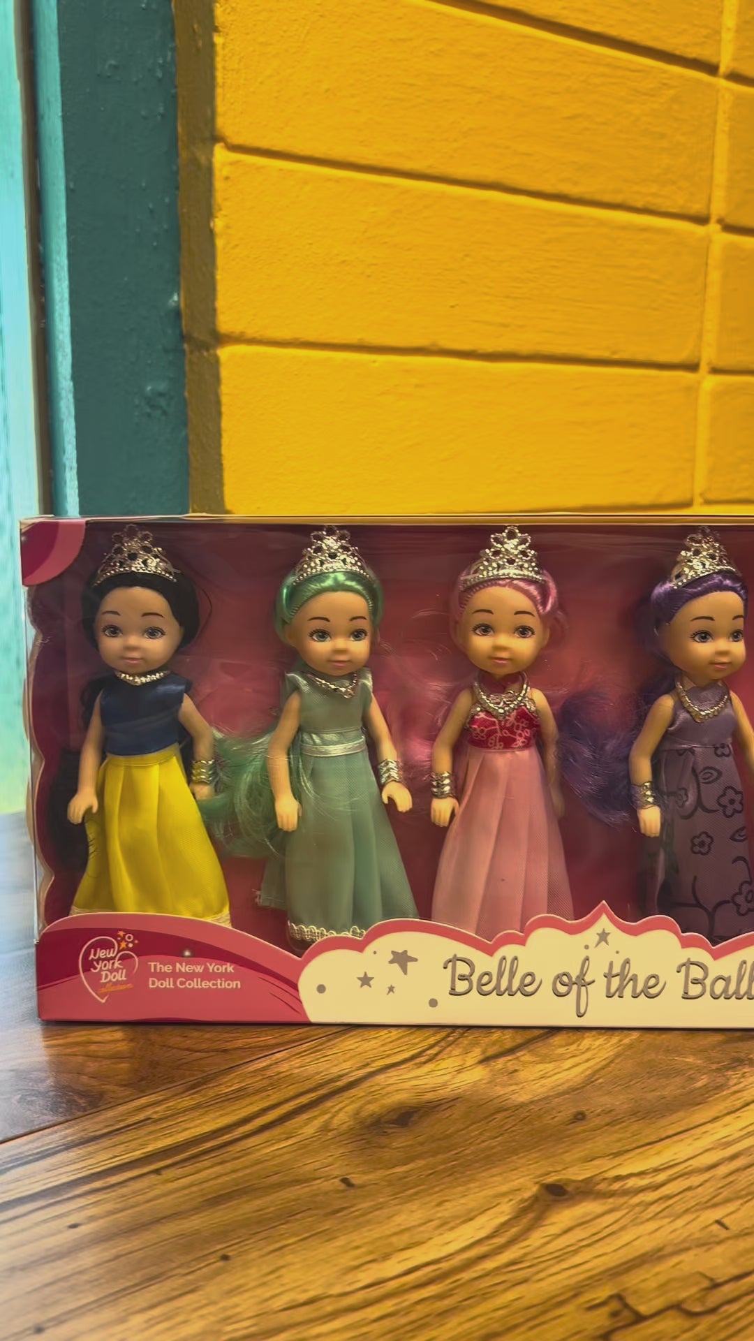 5.5" Princess Doll Set (6 pcs)