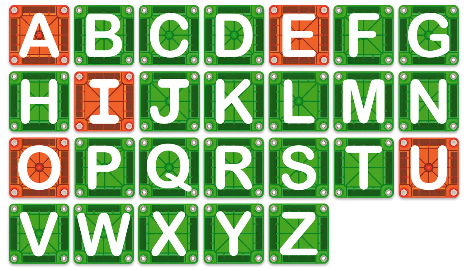 Magnatiles microMAGS Learn Letters | Safari Ltd®