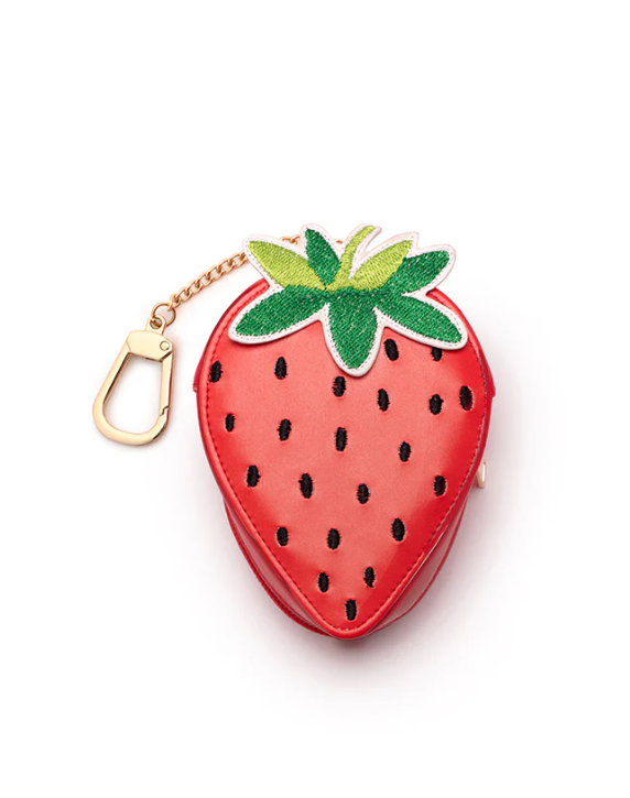 Living Royal Strawberry 2-in-1 Bag Charm + Shopper Bag | Safari Ltd®
