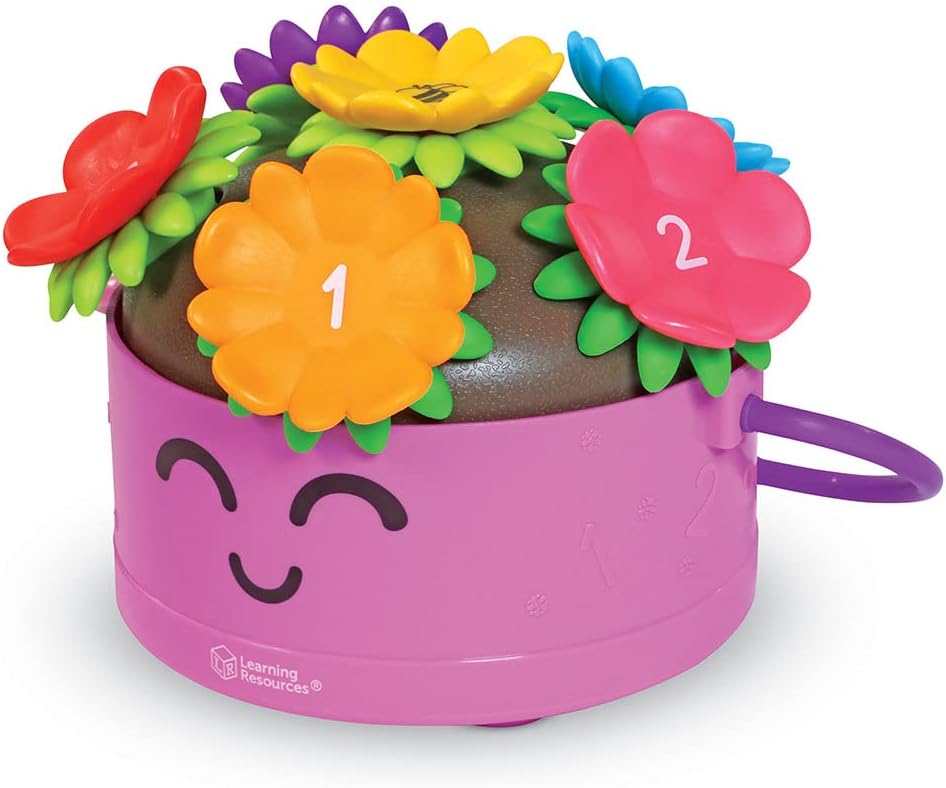Learning Resources Poppy the Count & Stack Flower Pot