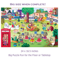 Chalk & Chuckles Caring Cats Chattychoo Activity Puzzle |  | Safari Ltd®