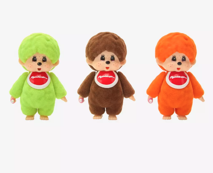World's Smallest Monchhichi "Plush" Soft Flocked Figure