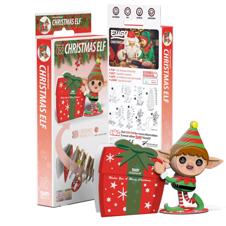 EUGY Christmas Elf 3D Puzzle | Eugy | Safari Ltd®
