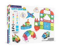 Magna-Tiles City Center 110 Pc Magnetic Building Set |  | Safari Ltd®