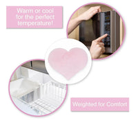 1i4 Pink Warming Heart Heat or Cool Plush
