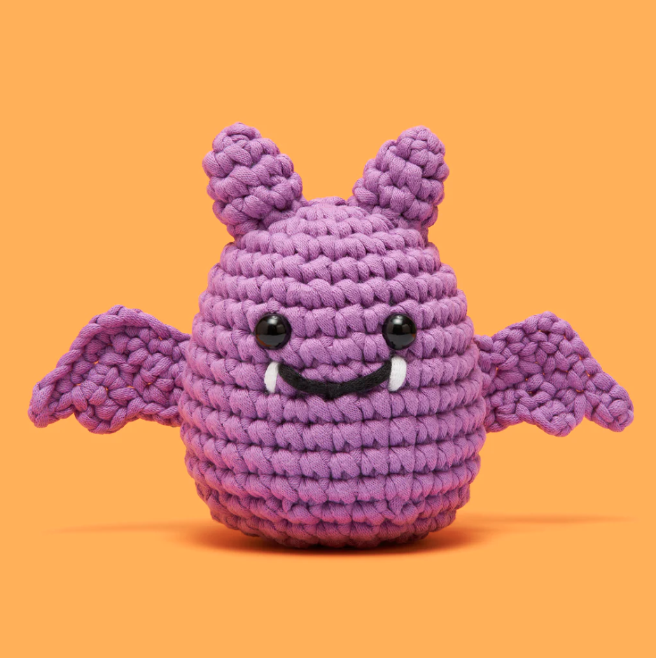 Luna the Bat - Woobles Beginner Crochet Amigurumi Kit