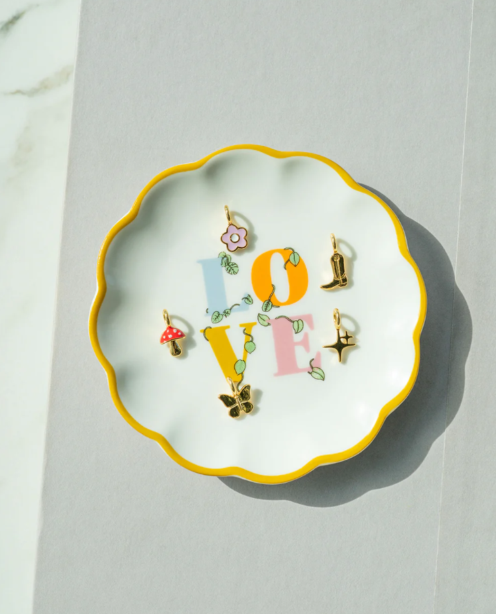 Lucky Feather Botanical Dish - Big Love