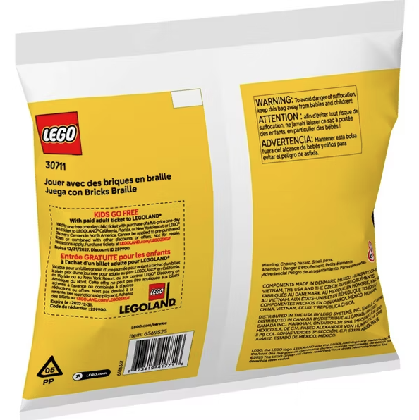 LEGO Braille Bricks - Play with Braille Bricks Set 30711