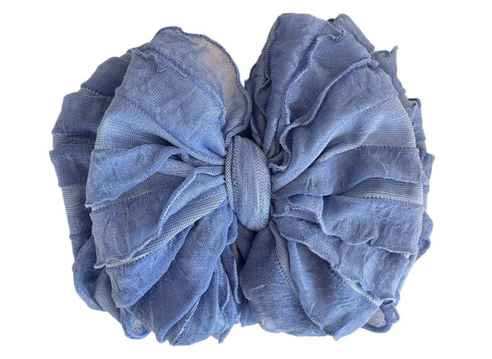 Denim Ruffled Headband |  | Safari Ltd®