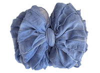 Denim Ruffled Headband |  | Safari Ltd®