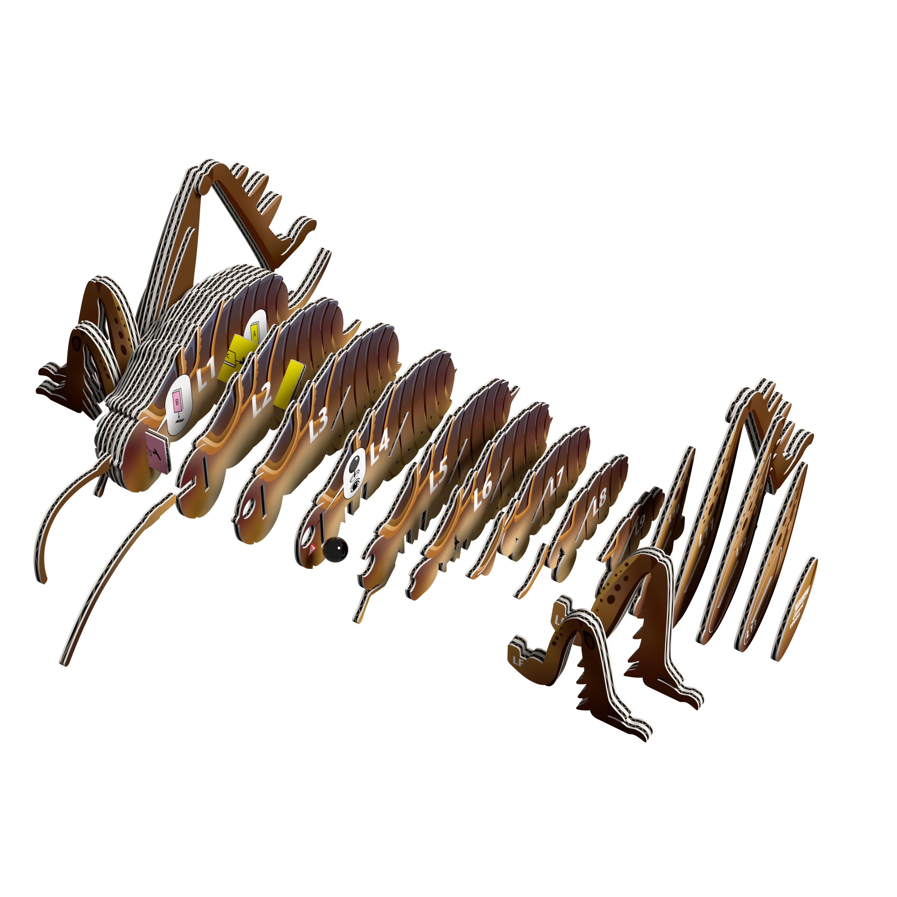 EUGY Giant Weta 3D Puzzle |  | Safari Ltd®