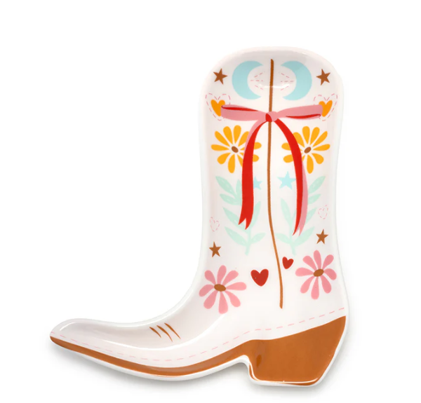 Living Royal Cowboy Boot Trinket Tray