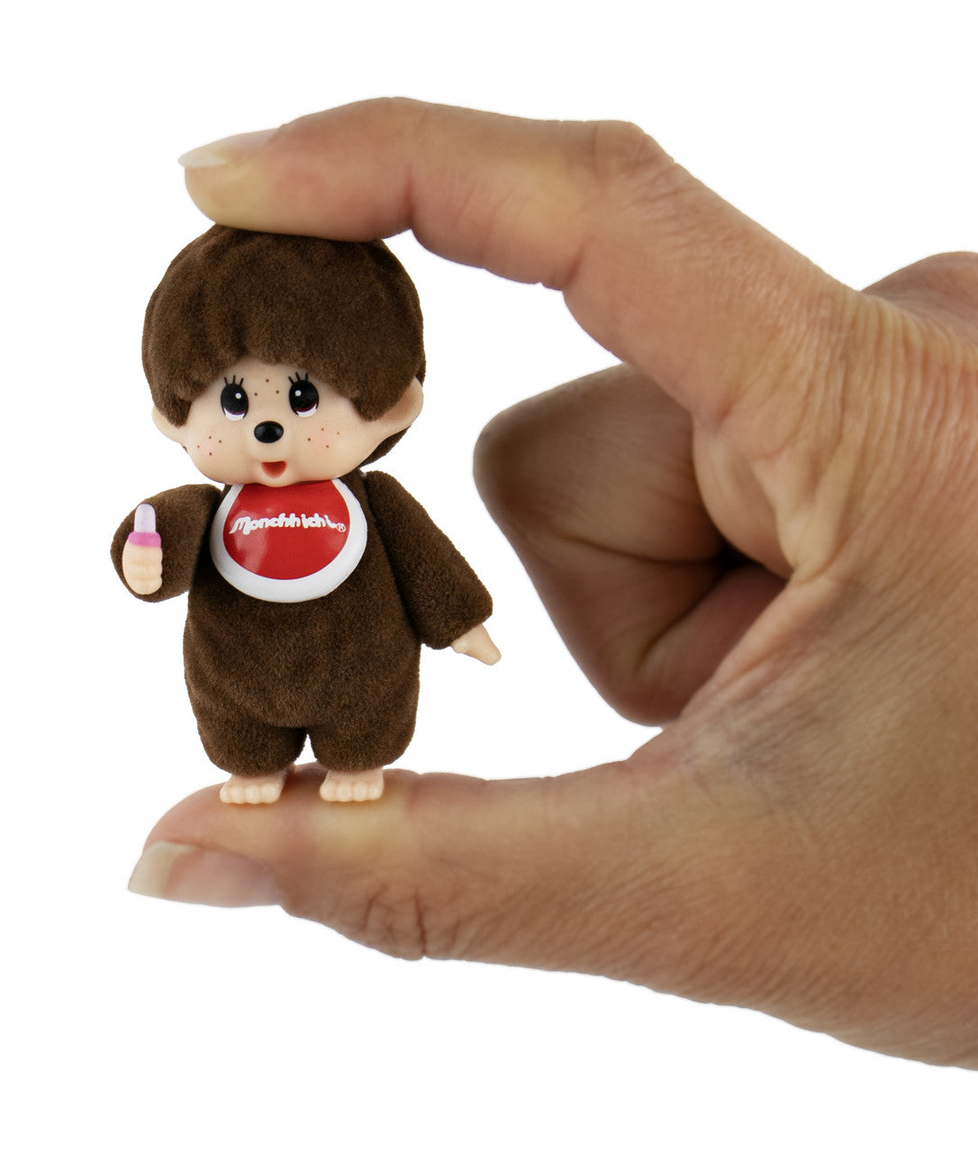 World's Smallest Monchhichi "Plush" Soft Flocked Figure