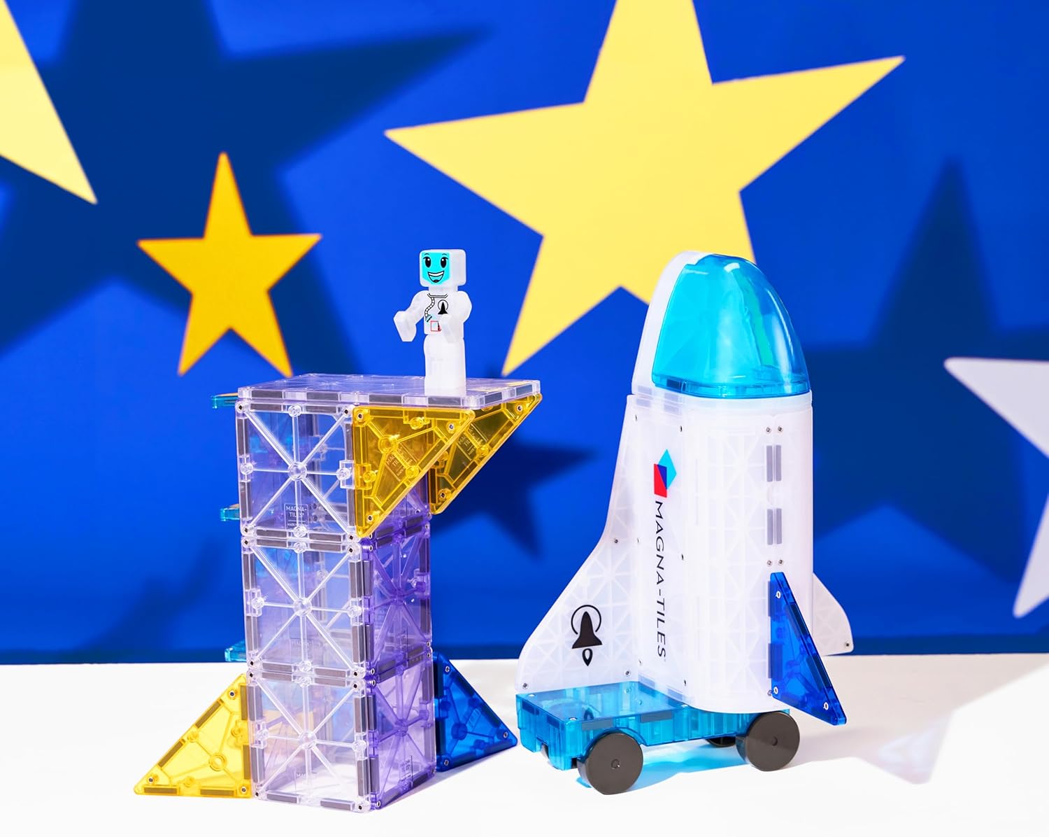 Magna-Tiles Space 32 Pc Magnetic Building Set |  | Safari Ltd®