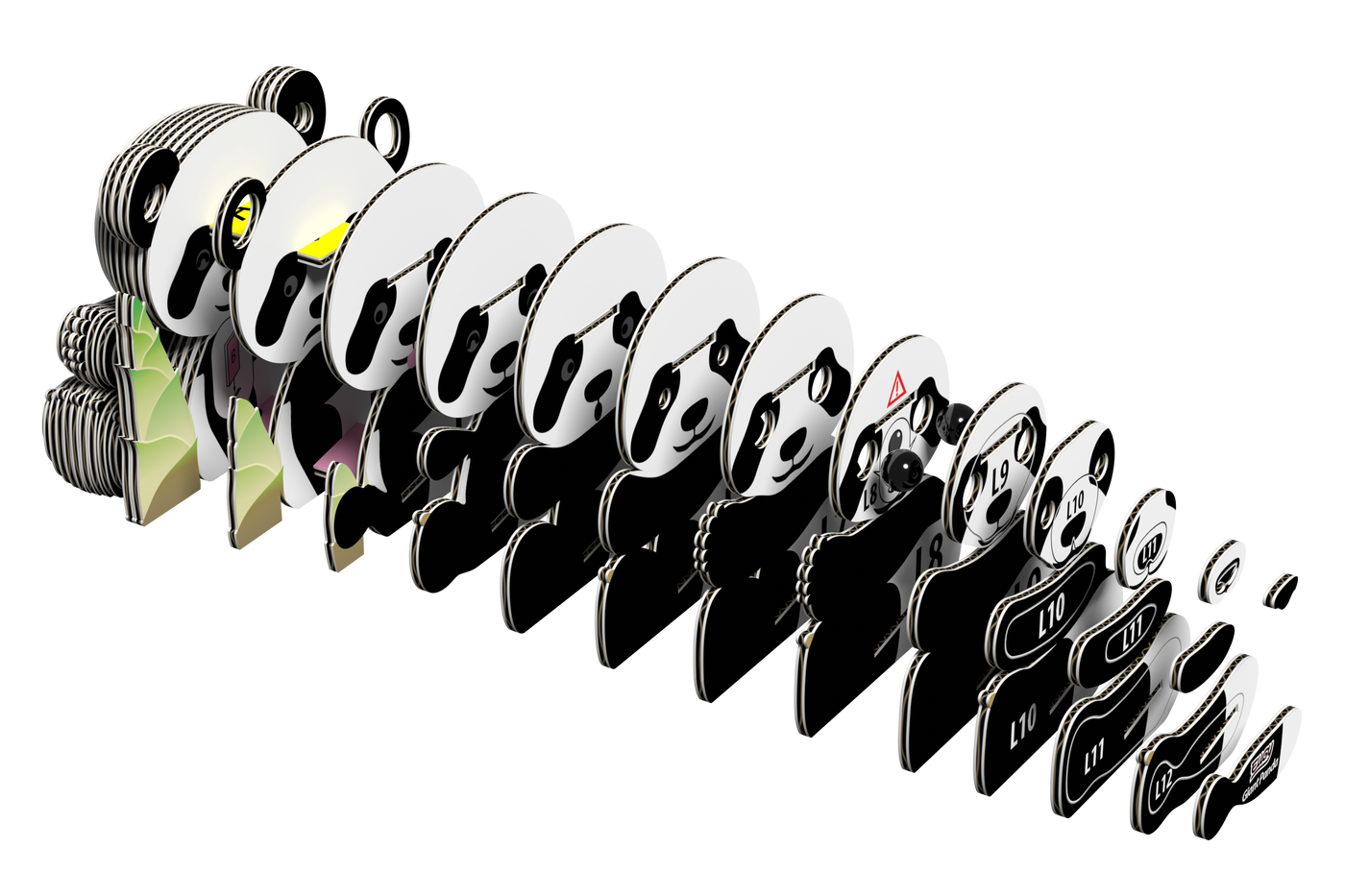 EUGY Giant Panda 3D Puzzle |  | Safari Ltd®