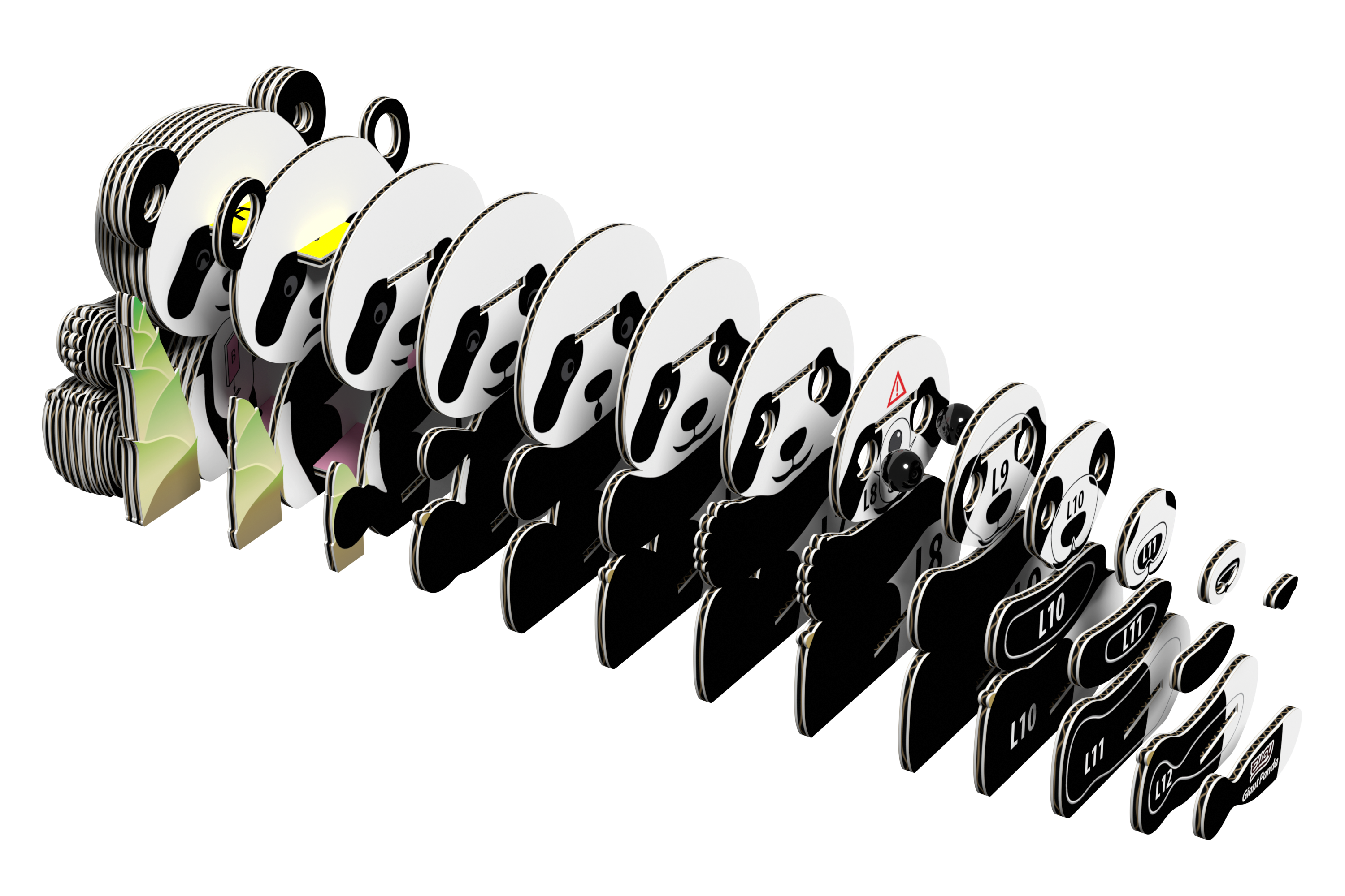 EUGY Giant Panda 3D Puzzle |  | Safari Ltd®