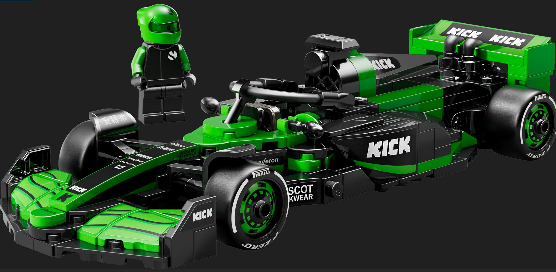 LEGO KICK Sauber F1 Team C44 Race Car