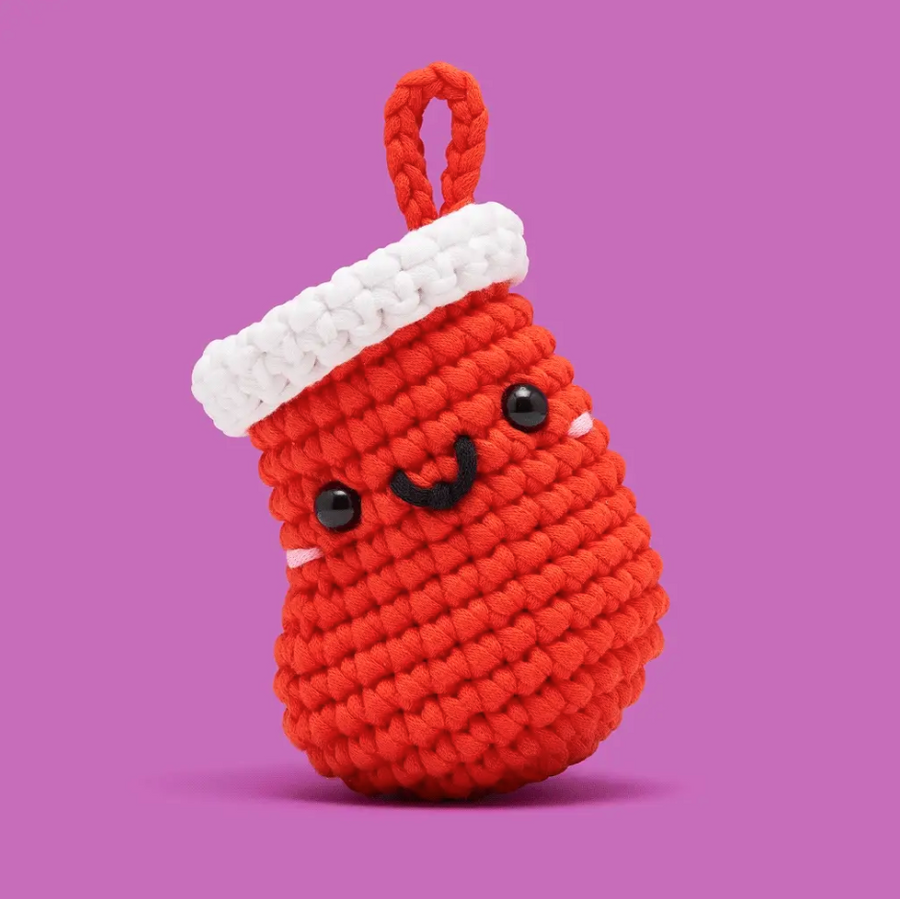 Janus the Stocking - Woobles Beginner Crochet Amigurumi Kit