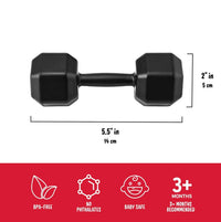BUFF BABY Dumbbell Rattle |  | Safari Ltd®