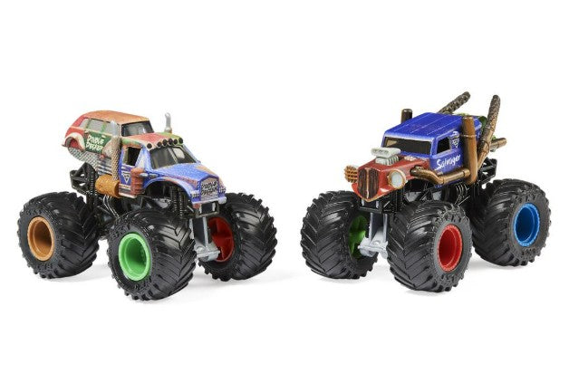 Monster Jam, Official 1:64 Scale Die-Cast Monster Trucks 2-Pack |  | Safari Ltd®