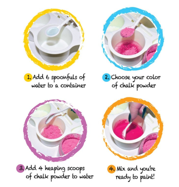 DIY Sidewalk Chalk Paint Set |  | Safari Ltd®