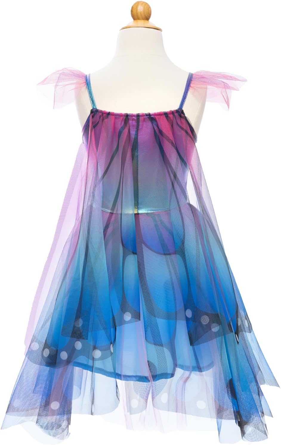 Great Pretenders Butterfly Twirl Dress & Wings Blue/Purple (Size 5-6)