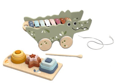 Croco Xylo & Activity Pull Along |  | Safari Ltd®