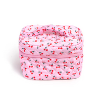 Living Royal Cherry Cosmetics Travel Case