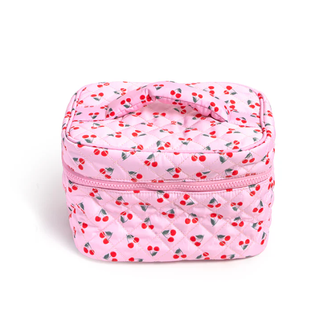 Living Royal Cherry Cosmetics Travel Case