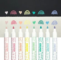 Ooly Vivid Pop!: Opaque Water-Based Paint Markers - Pastel
