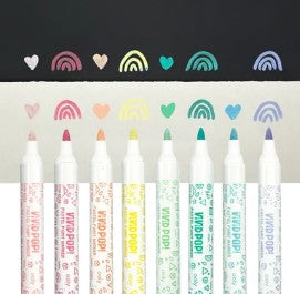Ooly Vivid Pop!: Opaque Water-Based Paint Markers - Pastel