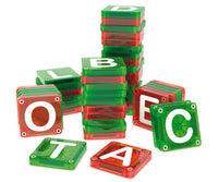 Magnatiles microMAGS Learn Letters |  | Safari Ltd®