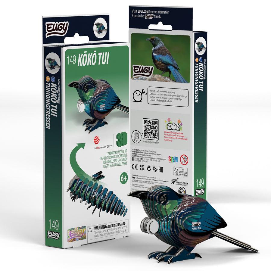 EUGY Koko Tui 3D Puzzle