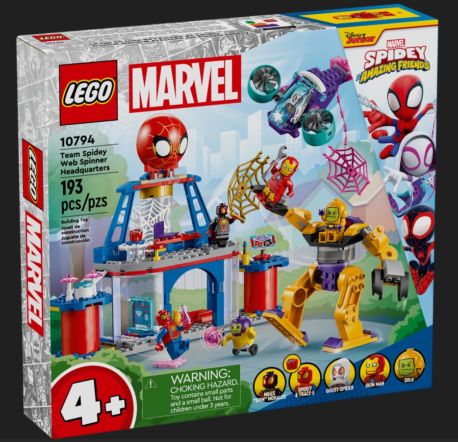 LEGO Team Spidey Web Spinner Headquarters